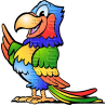 Parrot Bird Facing Left