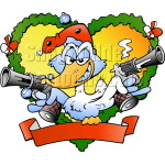 Christmas Fraim Duck with Pistols