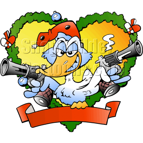 Christmas Fraim Duck with Pistols