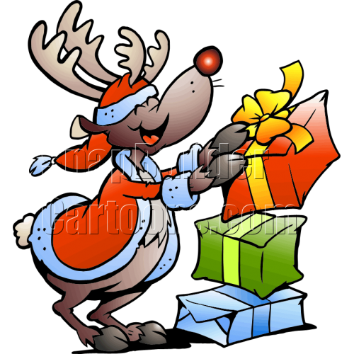 Christmas Reindeer Stacking Gifts