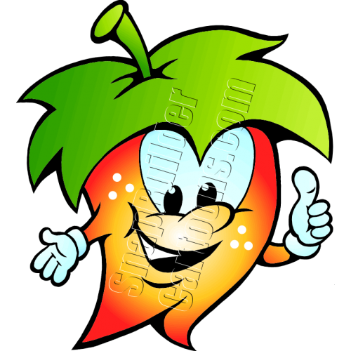 Fruit Mascot Logo