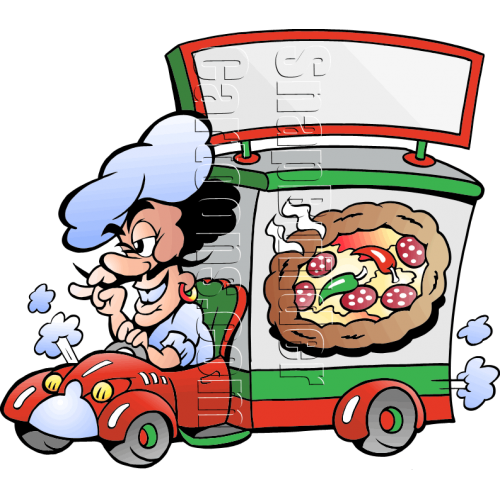 Pizza Chef Deliver Pizza